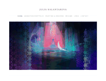 Tablet Screenshot of juliakalantarova.com